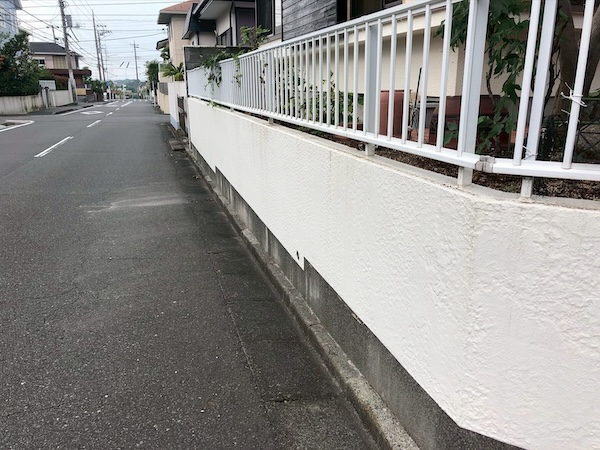 横浜市港南区I様邸施工後塀