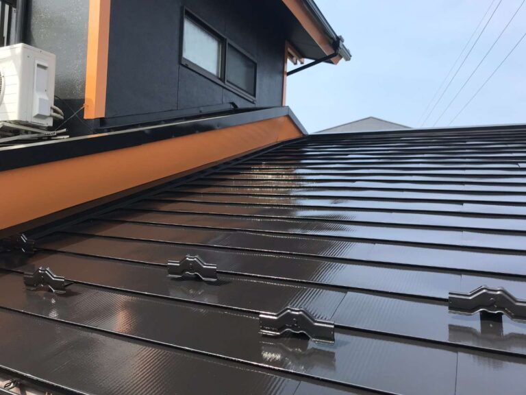マキタ建設 福島市八島田 施工後 屋根 雪止め