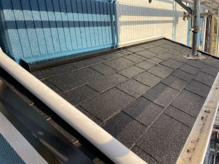 マキタ建設 小田原市栢山 下屋根 塗装後