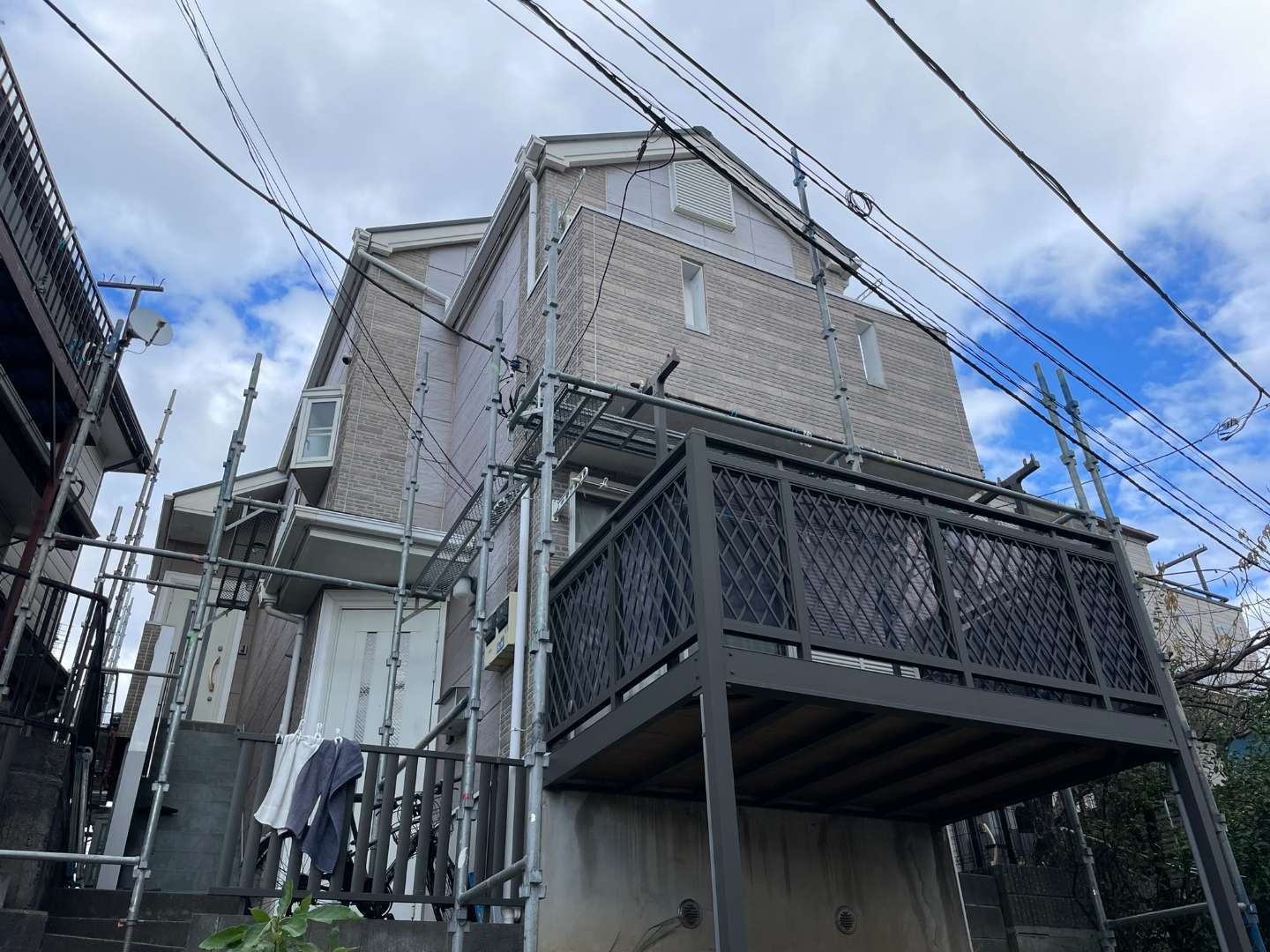 マキタ建設 横浜市南区 足場設置